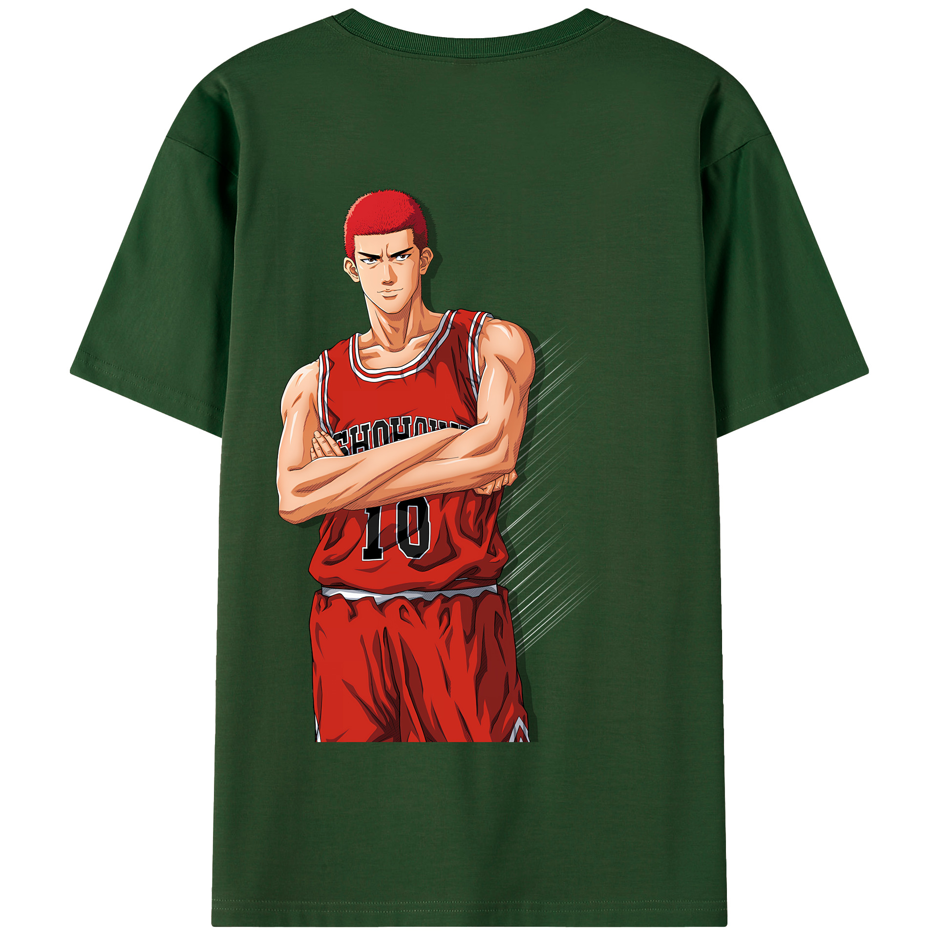 SLAM DUNK／スラムダンク 綿100％半袖Tシャツ（背面プリント）